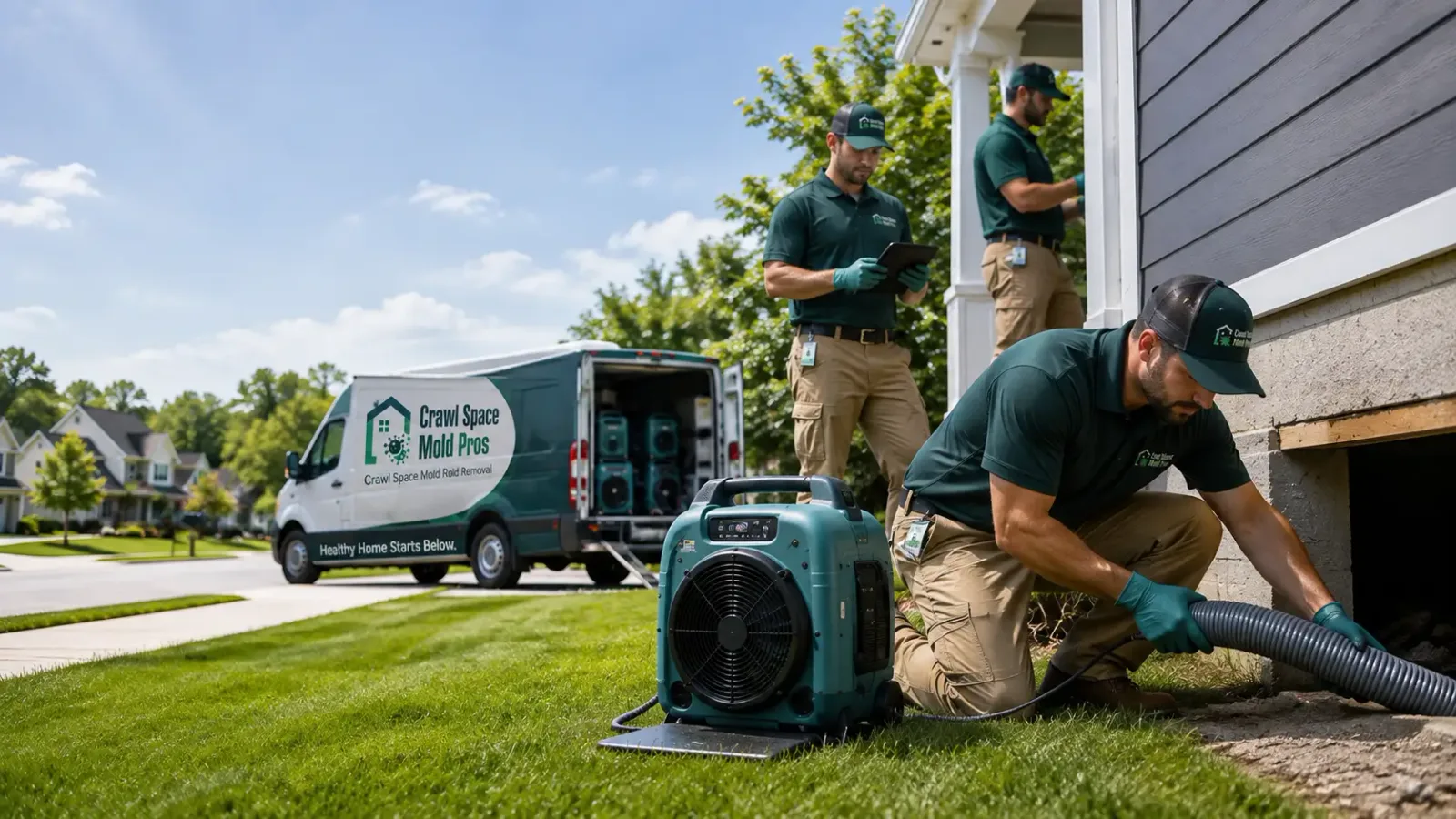 Crawl Space Mold Removal in Lane City, TX